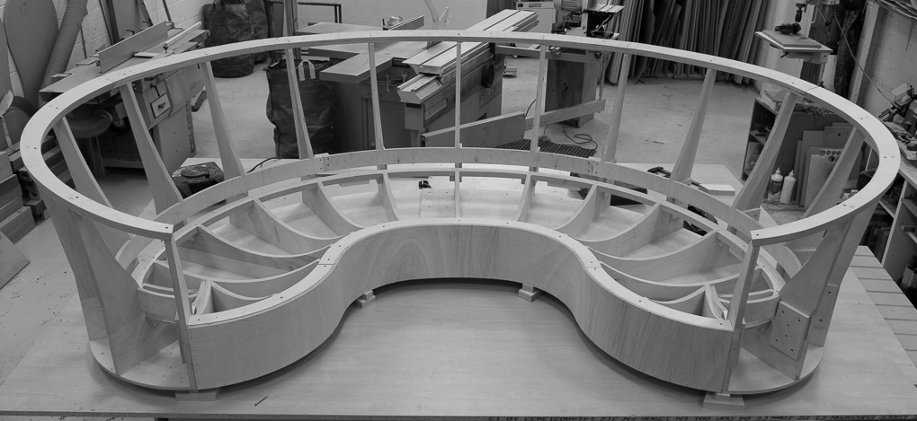 Theframe was handmade by our master cabinet maker