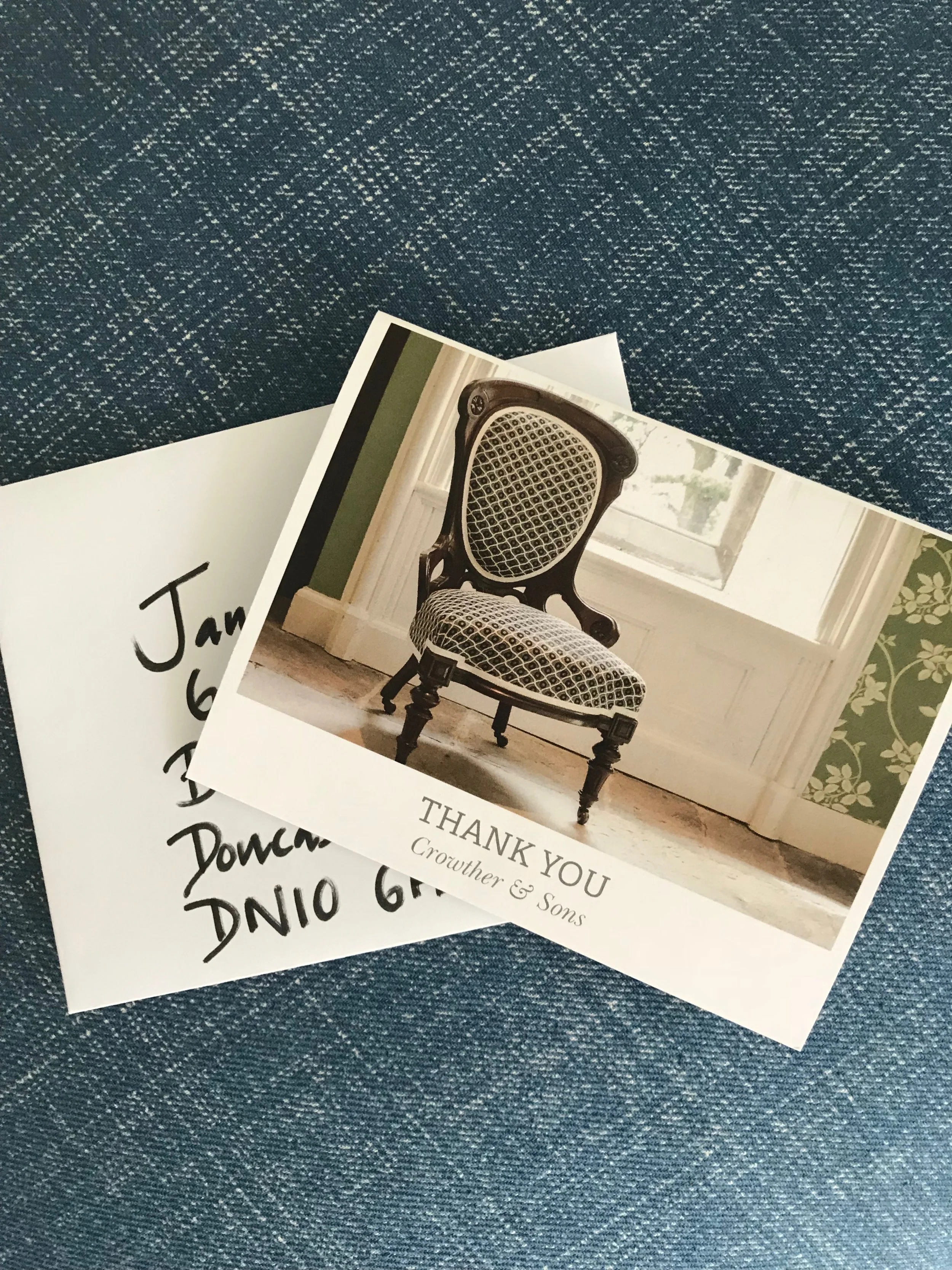 Our new "Thank You" cards