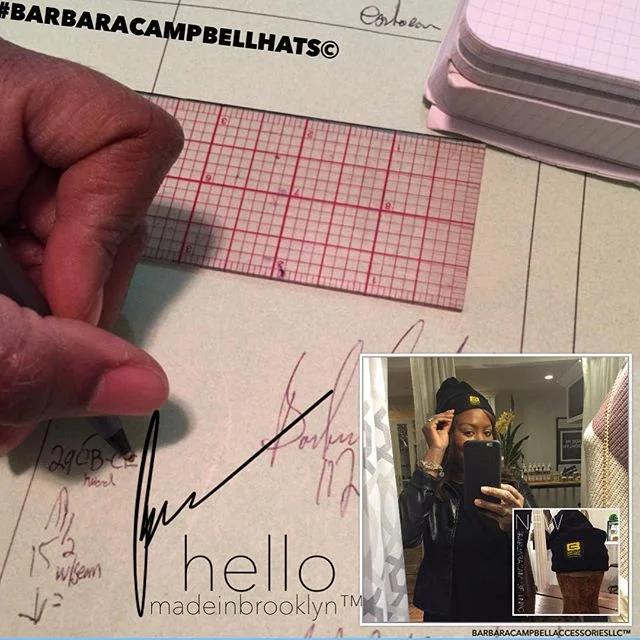 Barbara Campbell Accessories: Brooklyn Brands: Hello Made In Brooklyn TM, Barbara Campbell NYC, Brooklyn Manufacturning Barbara Campbell knitwear Barbara Campbell Hats - #Hellomadeinbrooklyn Hello Made In Brooklyn Headwear Hat Design 2015.jpg