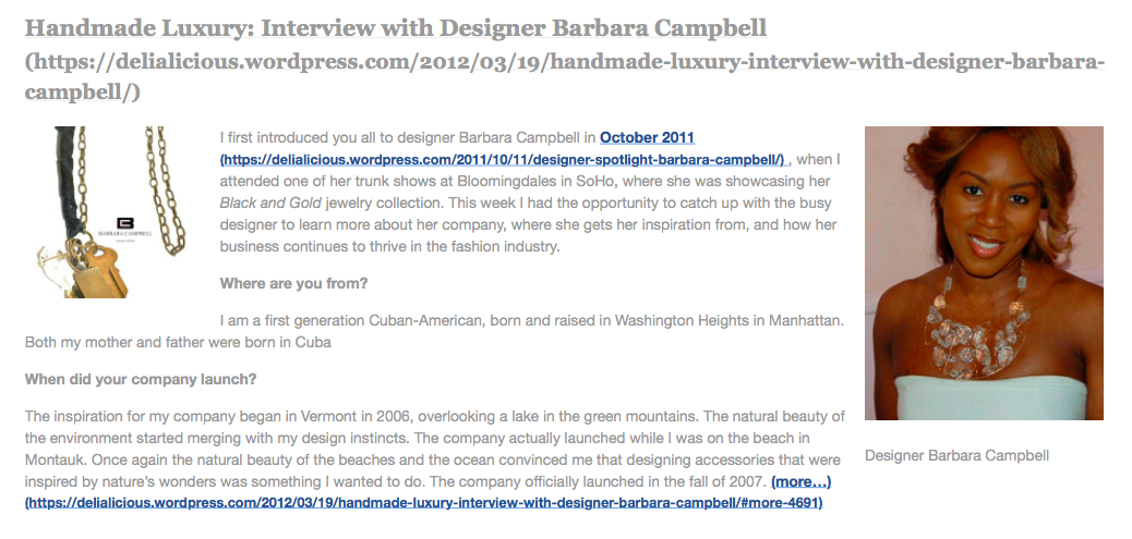Barbara Campbell Jewelry at Bloomingdales Soho https://delialicious.wordpress.com/2012/03/19/handmade-luxury-interview-with-designer-barbara-campbell/