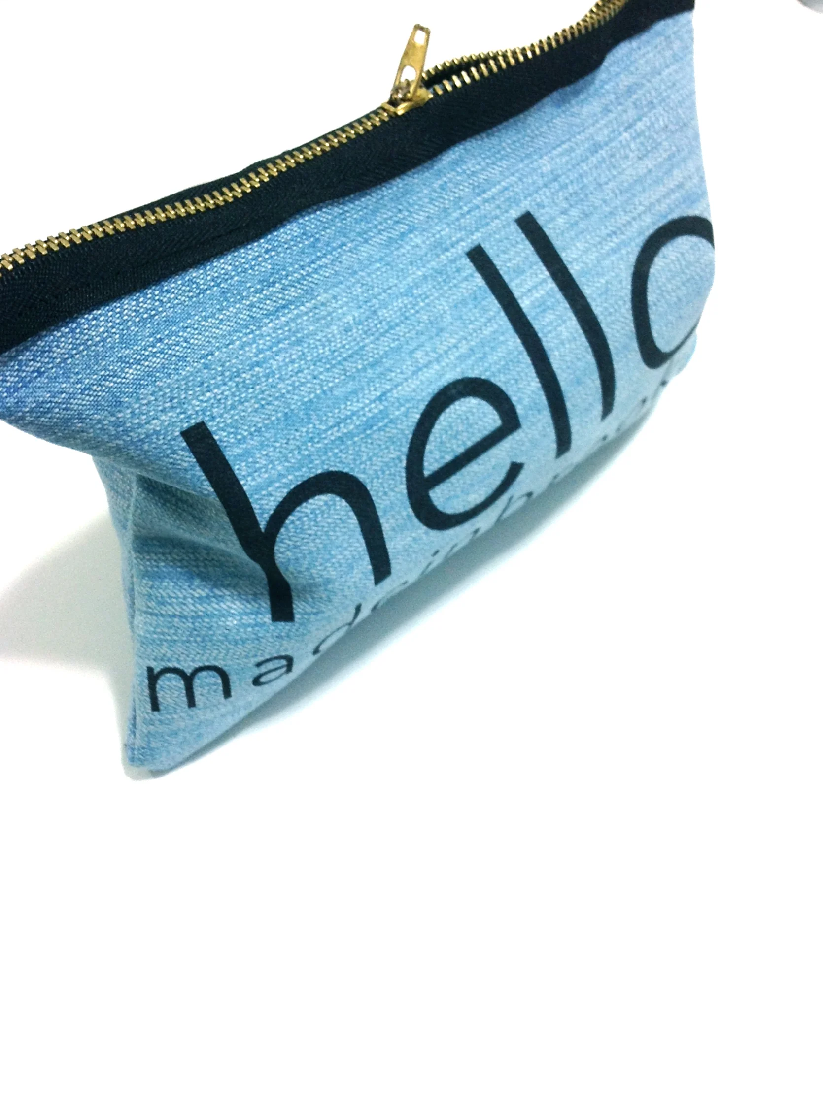 Barbara Campbell Accessories LLC ™ : Manufactures © hellomadeinbrooklyn ™ Products hello made in brooklyn ™ handbags: fashion jewelry hair accessories: handmade denim clutch bag carryall products