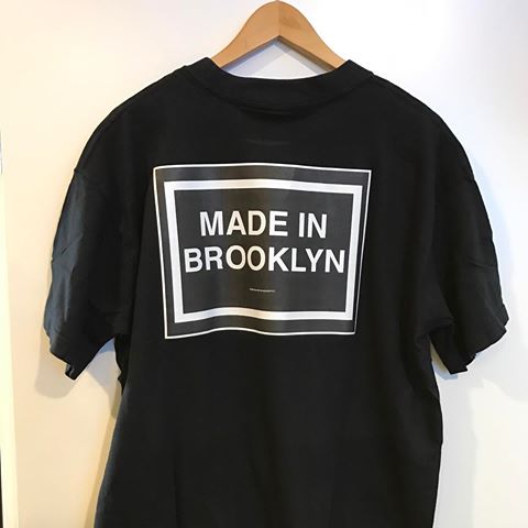 BARBARA CAMPBELL T-SHIRTS: MADE IN BROOKLYN Logo -Women's and Mens Cotton Black - T-Shirt From Barbara Campbell NYC