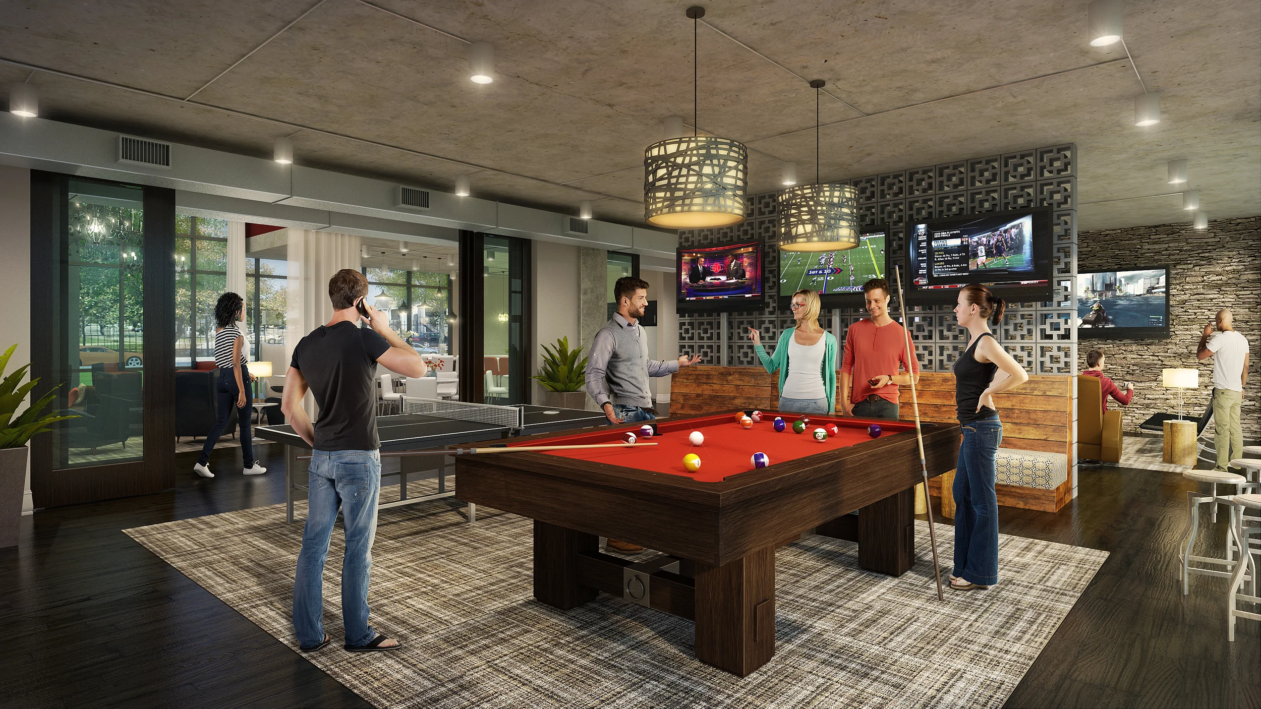 GAMEROOM rendering by cagleart.com