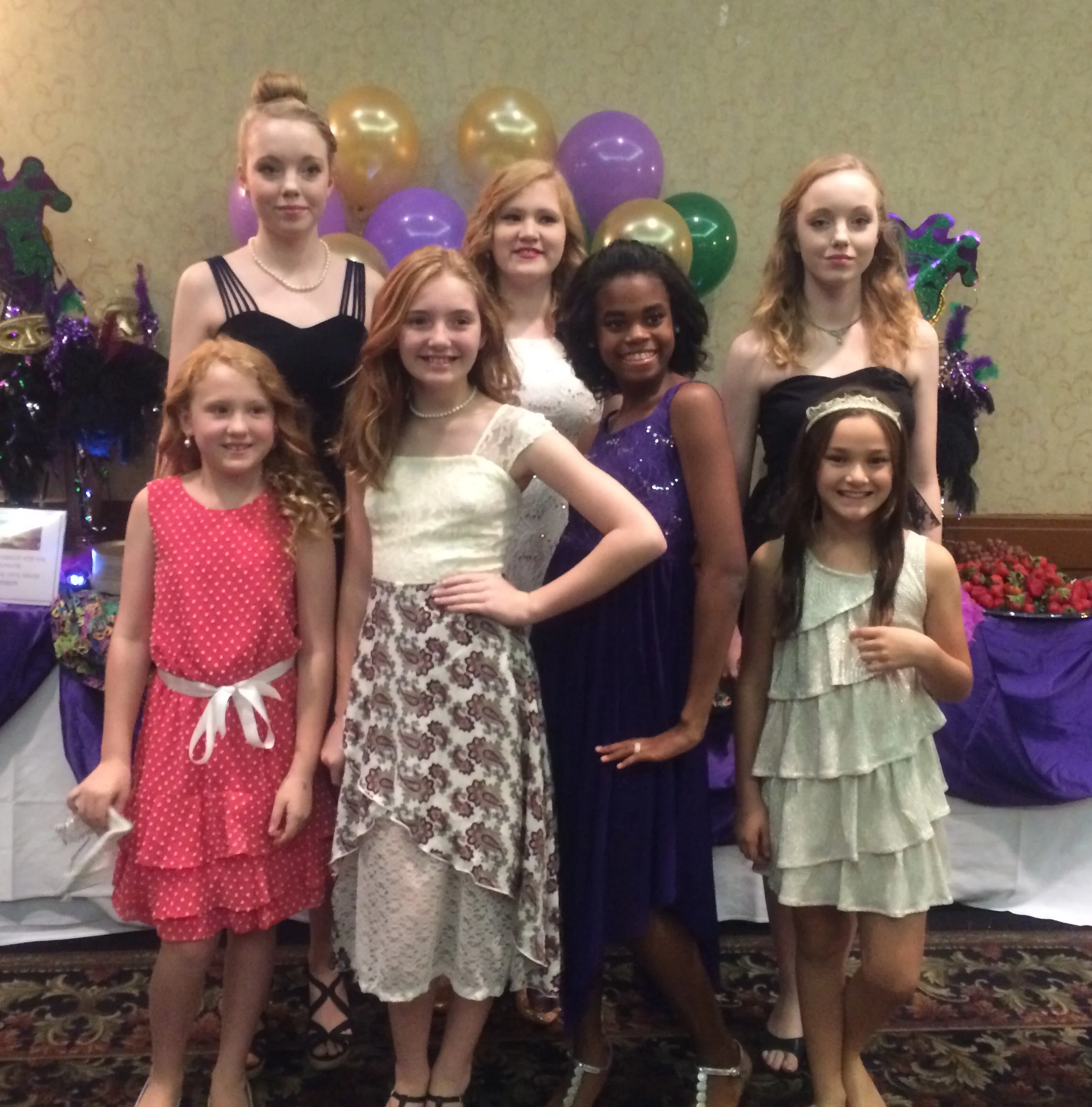 My voice students at the Masquerade Ball
