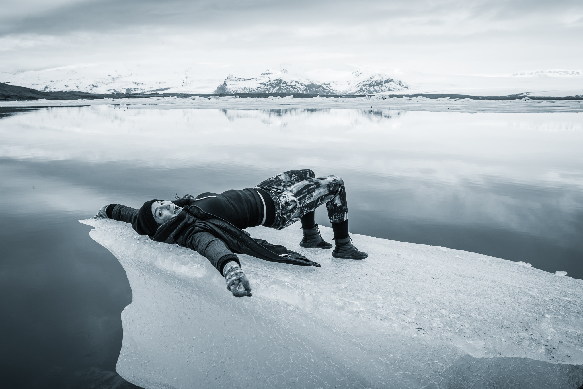    Sometimes, when I lay on Icebergs...I work on my glutes.    