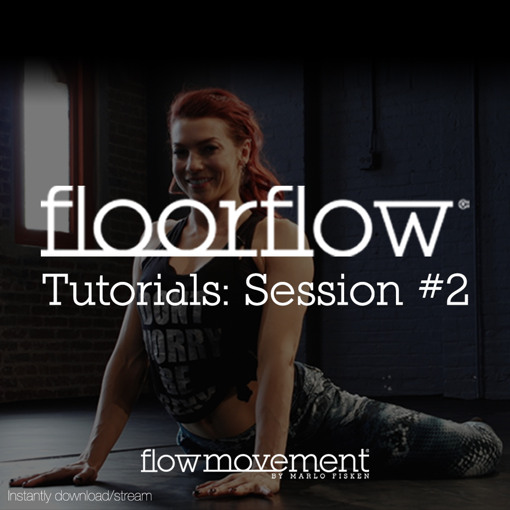 Floor Flow® Tutorials Session #2 The exercises in this video are supple and stay very low to the ground. Included are the following techniques: Tutorials include: Supine twist to double arm sweep; V-sit to scorpion roll; Seated pike to double leg swing spin; Frobra (half frog/half cobra) to forward shoulder roll. Category: Floor Flow Level: Equipment: None