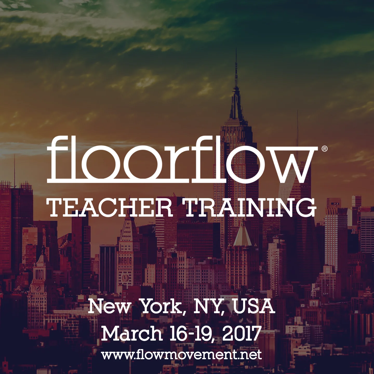 Floor Flow® Level 1 Teacher Training (NYC)