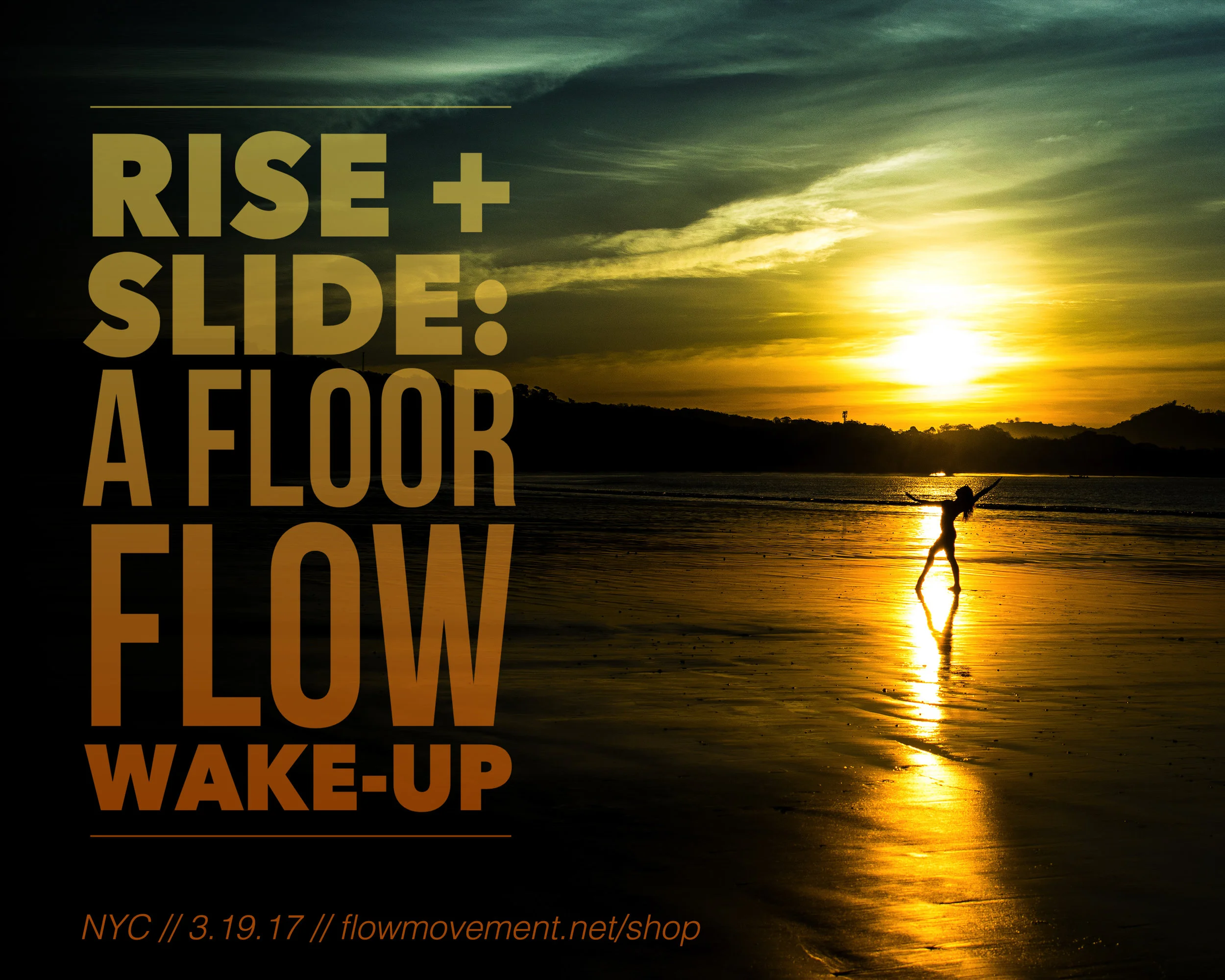 Rise + Slide: A Floor Flow Warm-Up