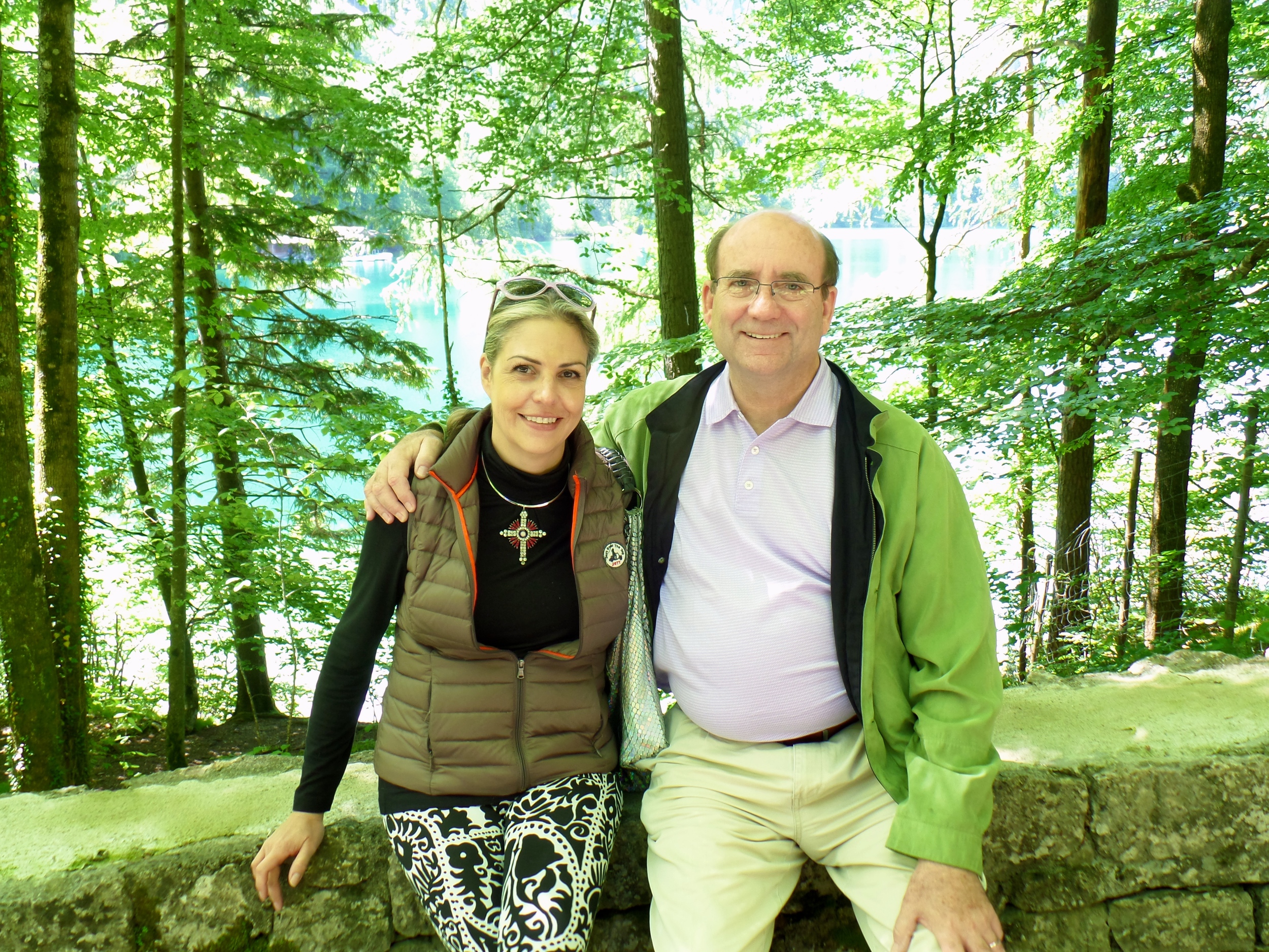 Bill and I at Neuschwanstein, Bavaria