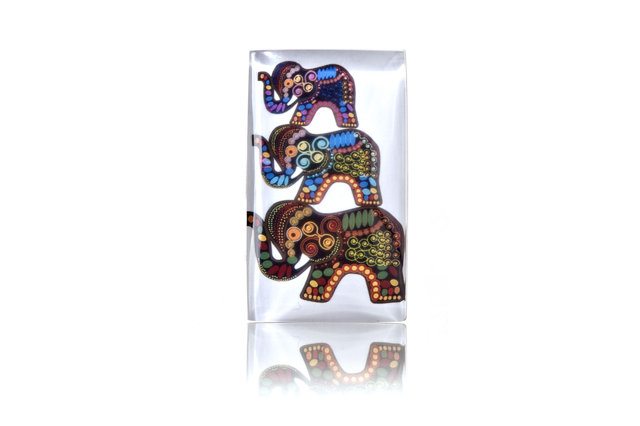 BuDhaGirl's Family Reminder is captured by a trio of elephants.