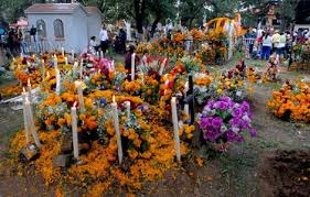 A cemetery in Mexico.