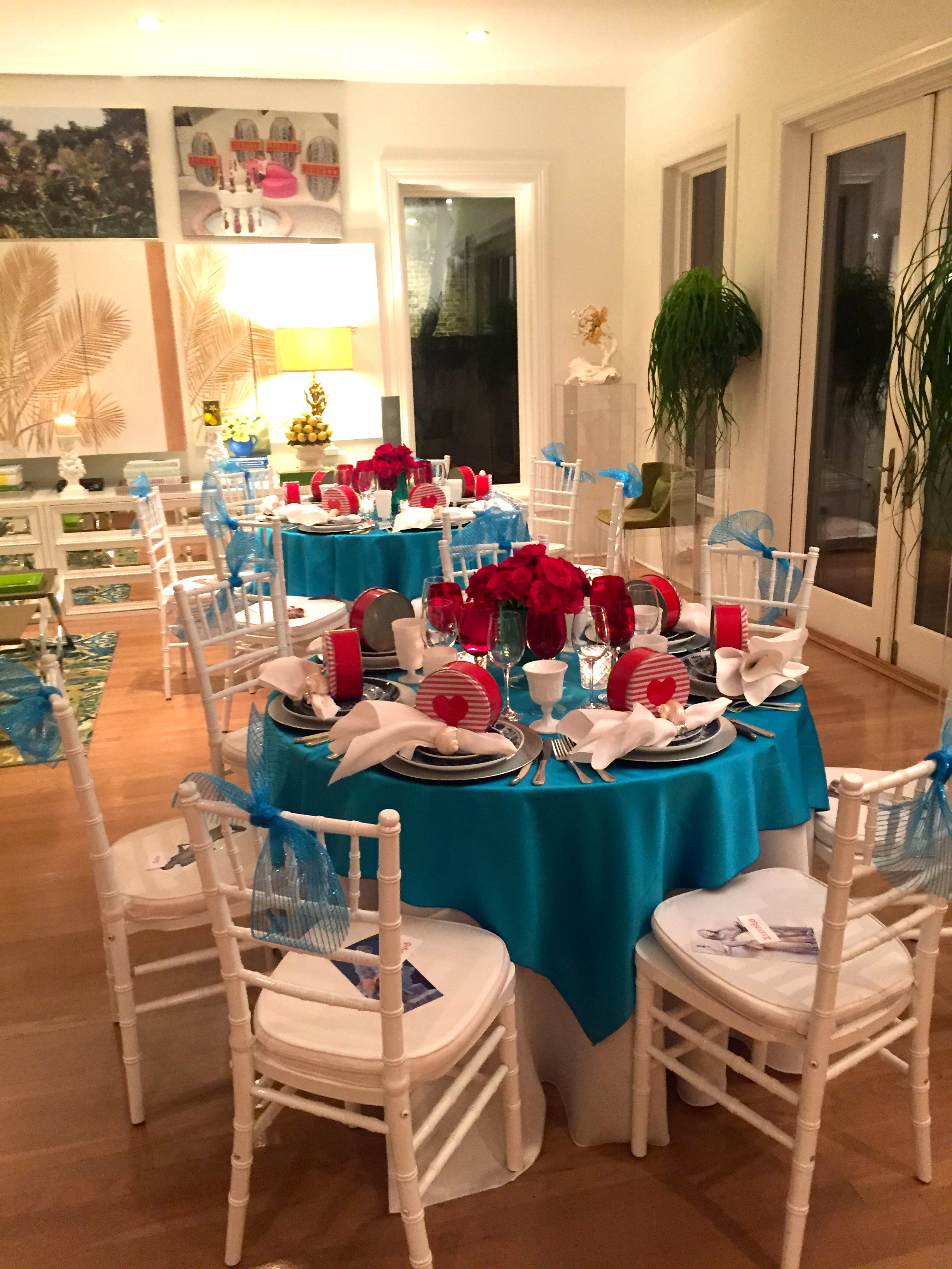 Every guest's place card was a Greek God that matched their personality.
