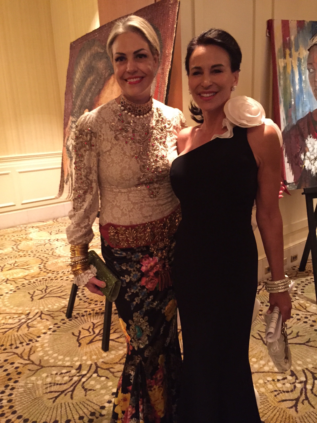 Jessica with Giselle Fernandez , who was wearing BuDhaGirl Pearl Bangles for the occassion.