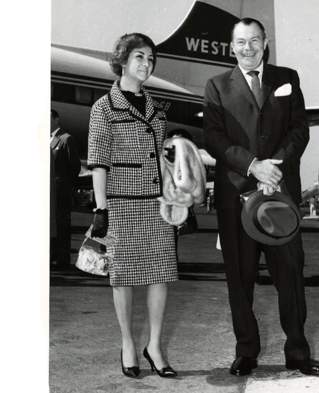 Travel was in his blood, and along came mom too.