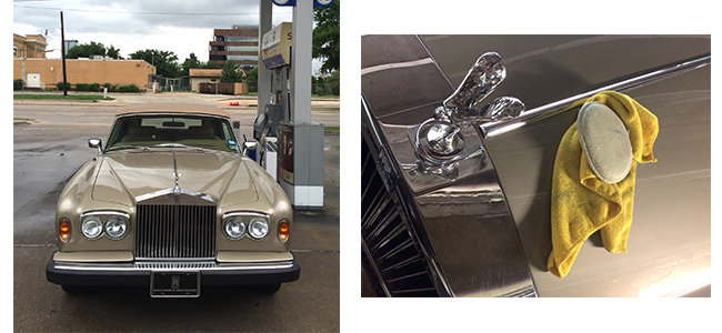  One of my vintage cars, kept immaculately clean - just like dad would've. I think of him a lot during my weekend rituals of washing and detailing my little fleet.