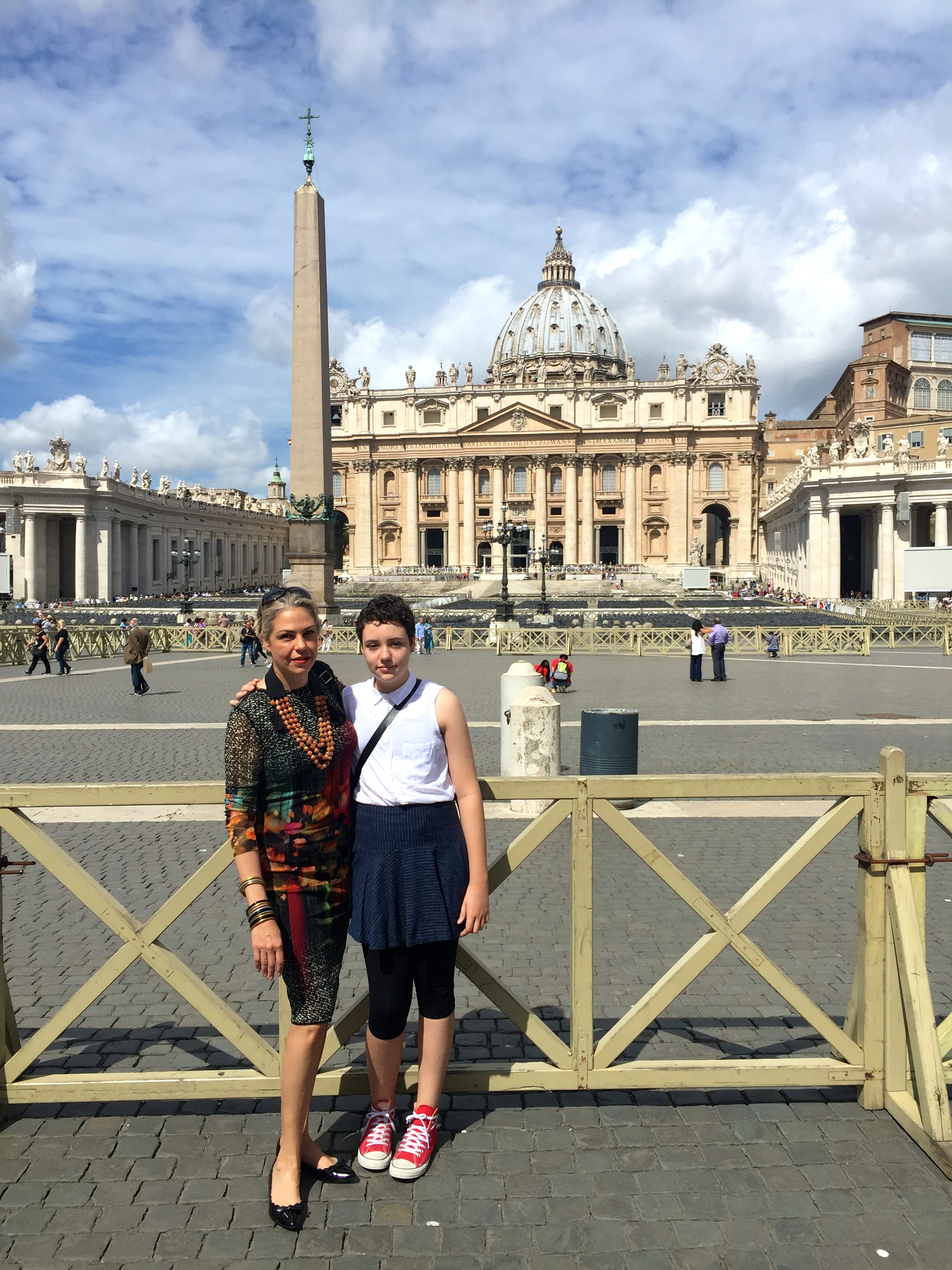 Jessica and Sloane at St. Peter's