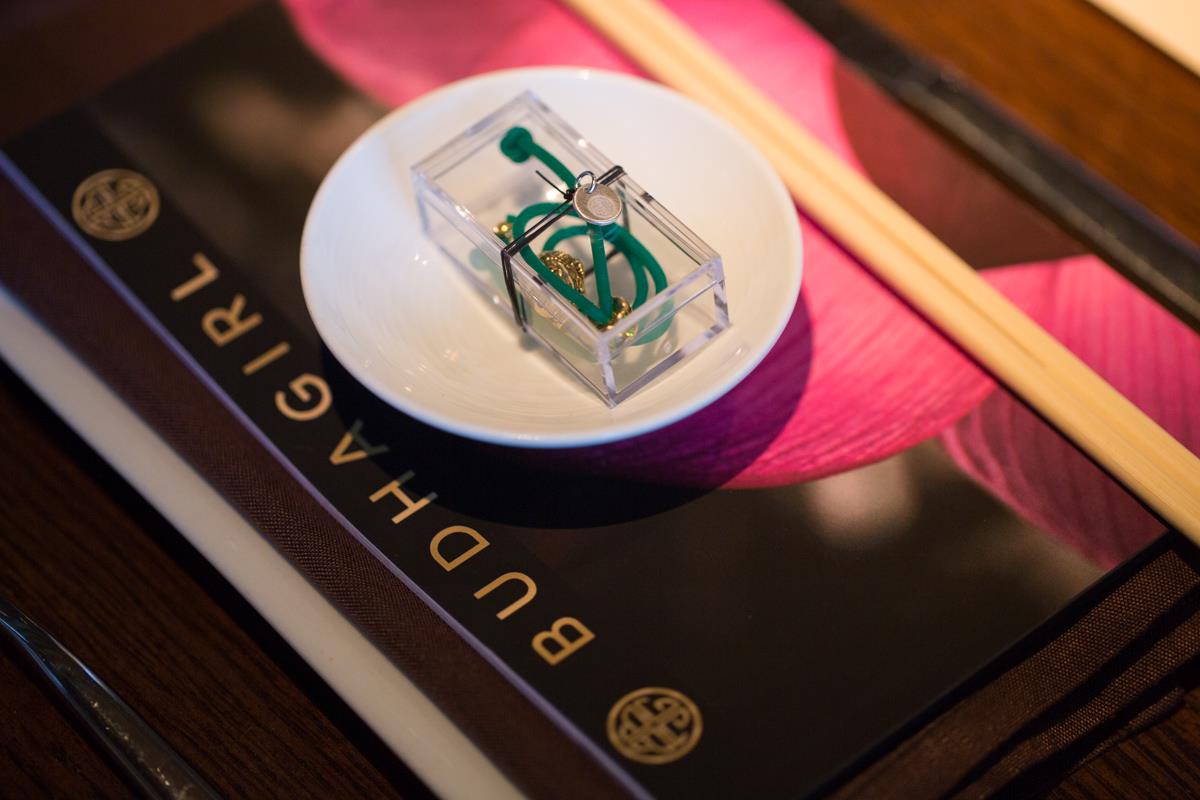 BuDhaGirl Verve Wristlette in Museum Box at ShinSei in Dallas, Texas. 