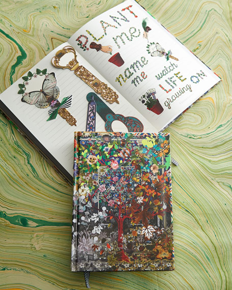Record dreams, ideas, or gratitude in the Christian Lacroix Les 4 Saisons Hardbound Journal - journaling in any form is a way to spark creativity and stay mindful. 