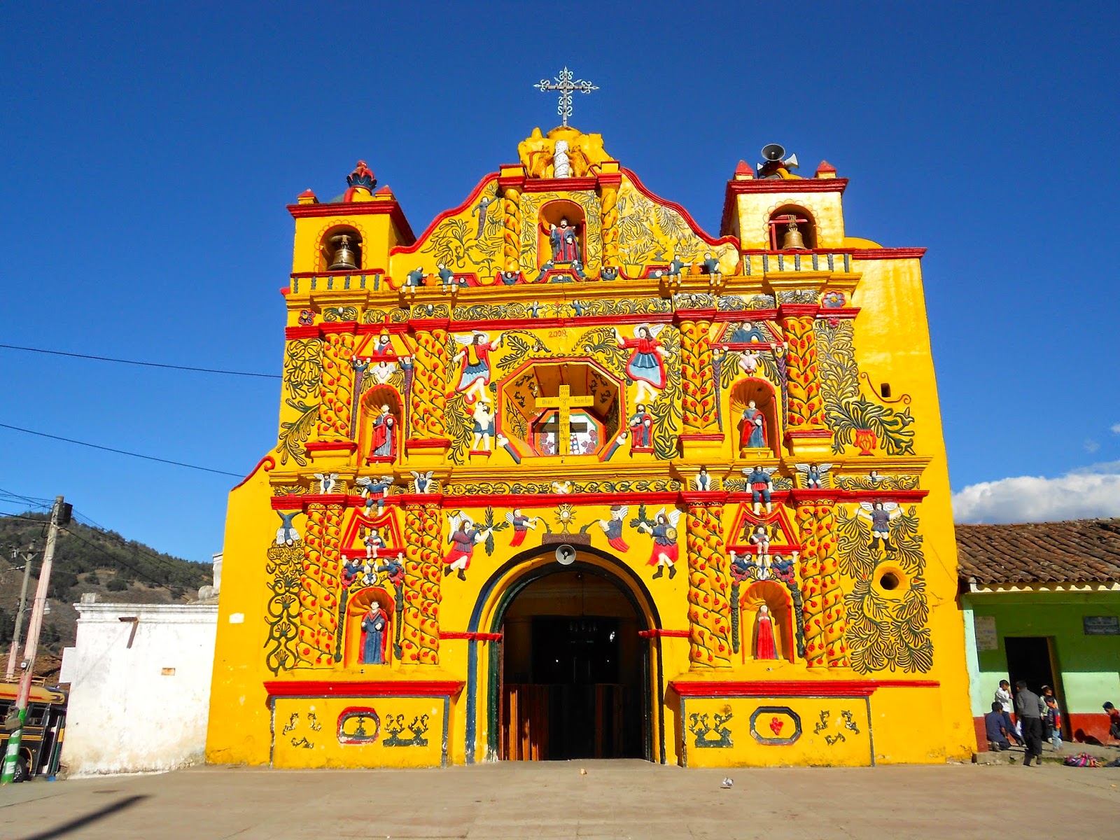 Church of San Andres Xecul, Quetzaltenango, Guatemala