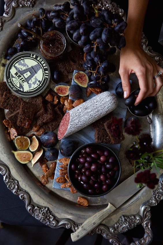 A Halloween gathering calls for rich, savory, colorful foods. 