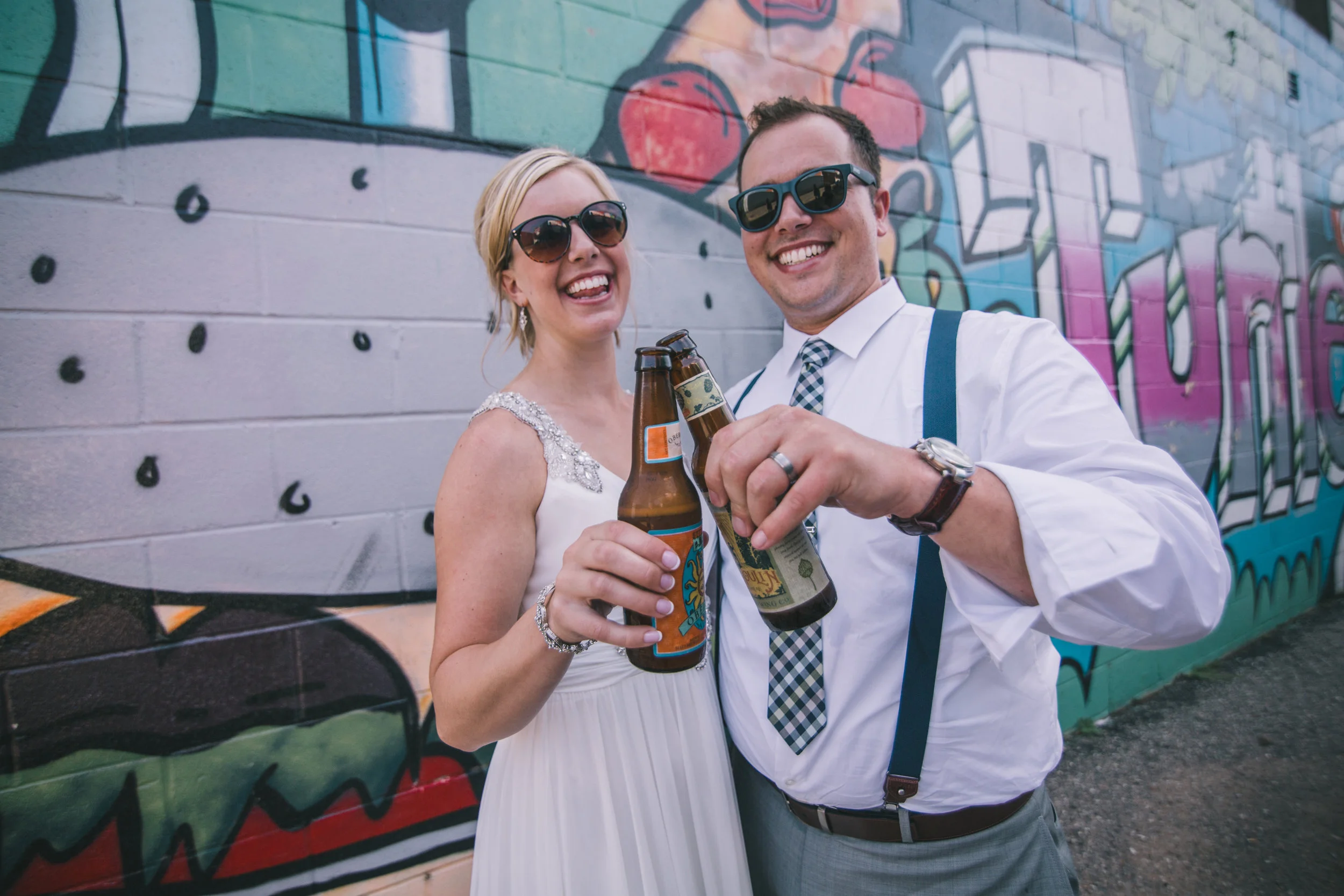 Minnesota Wedding Couple being awesome .jpg