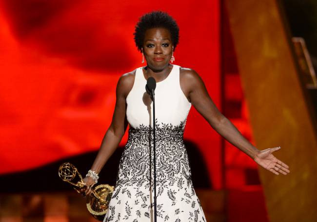Viola Davis makes history as the first African-American woman to win Lead Actress in a Drama Series