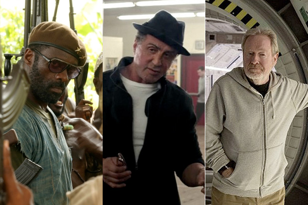 Ridley Scott and Idris Elba snubbed, Sly gets in