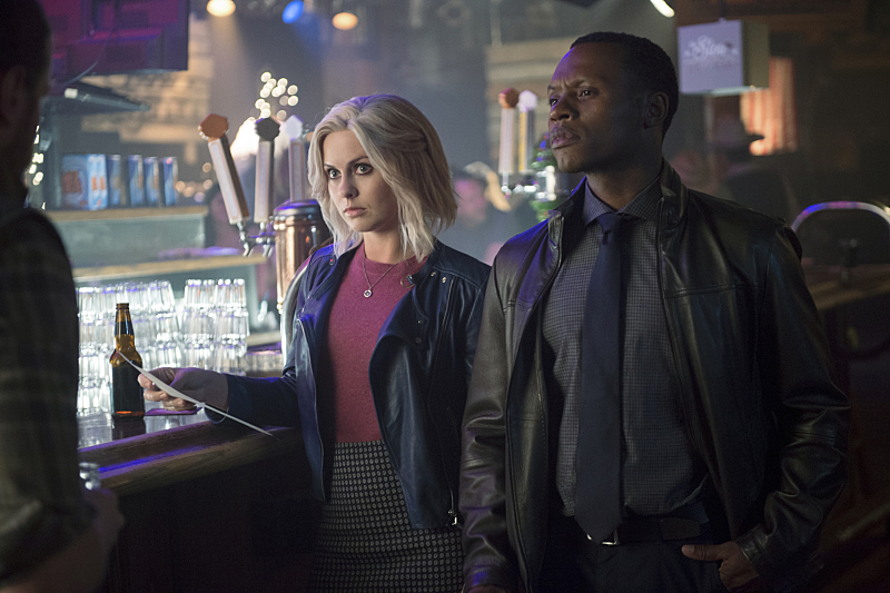 Liv and Clive in cop mode