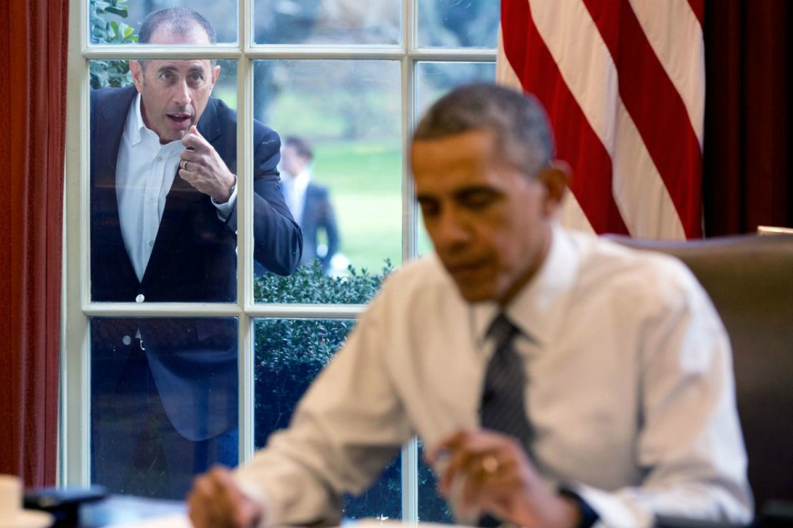 Jerry Seinfeld takes President Obama for a ride in his nominated web series