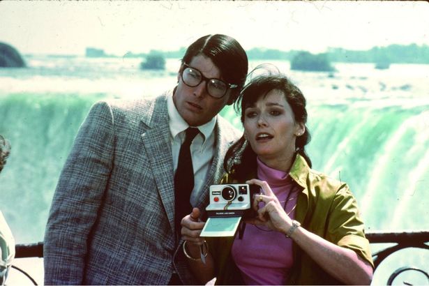 Iconic Duo: Reeve and Kidder as Clark Kent and Lois Lane in 1980's 'Superman II'