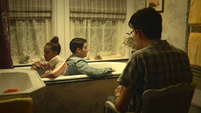 Unlikely bathtub therapy