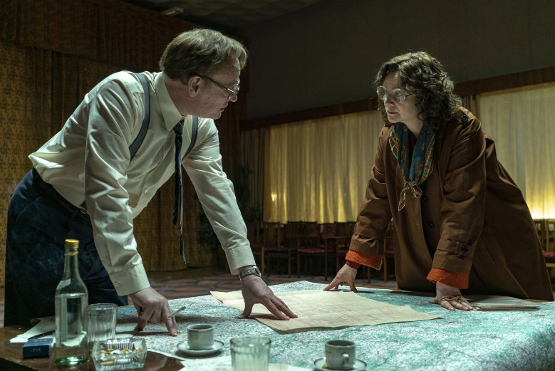 Scientists Jared Harris and Emily Watson map out the damage in the gripping Chernobyl