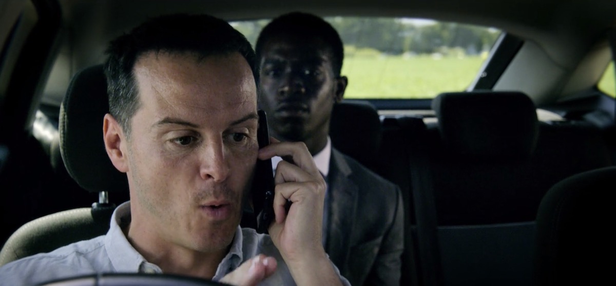 Andrew Scott loses it as a man on a mission