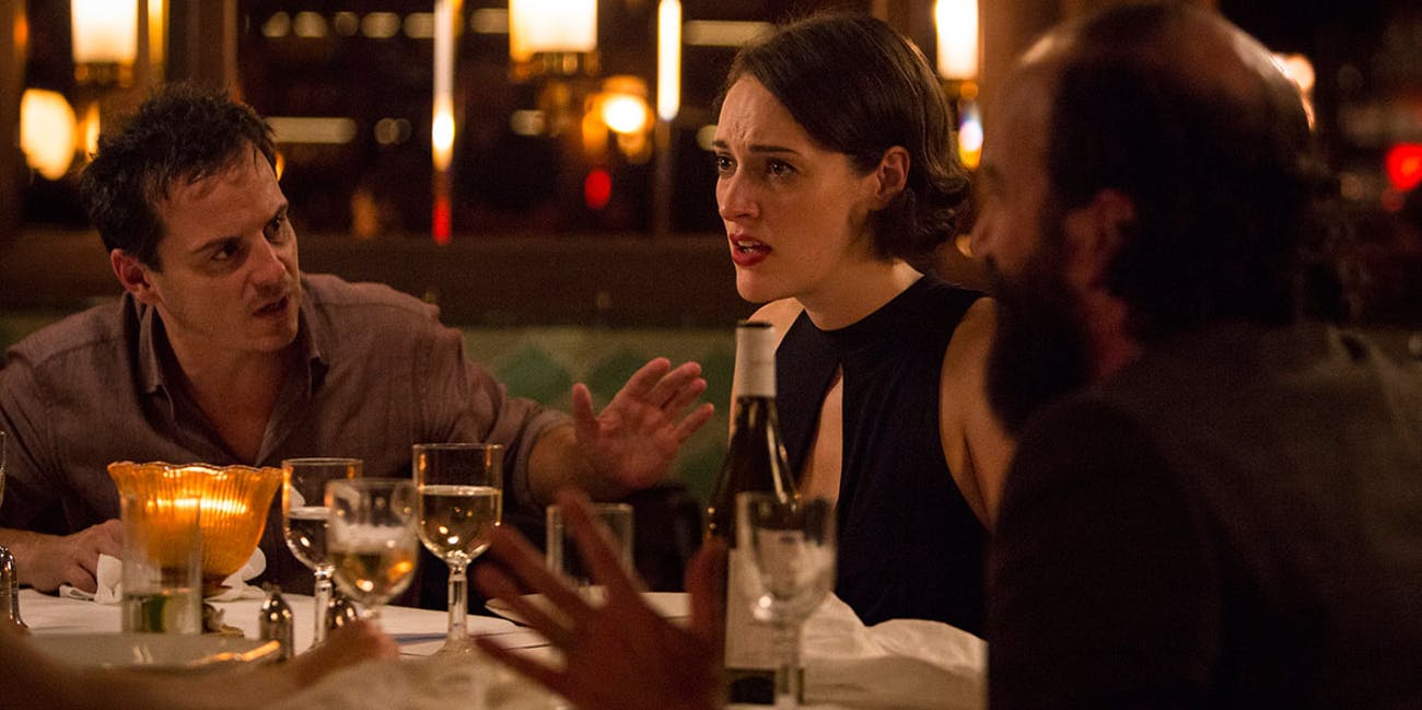 Phoebe Waller-Bridge’s excellent show Fleabag got much deserved attention and nods for all its women, but Andrew Scott (above) really should have been in there too- he was kind of the heart of this last season