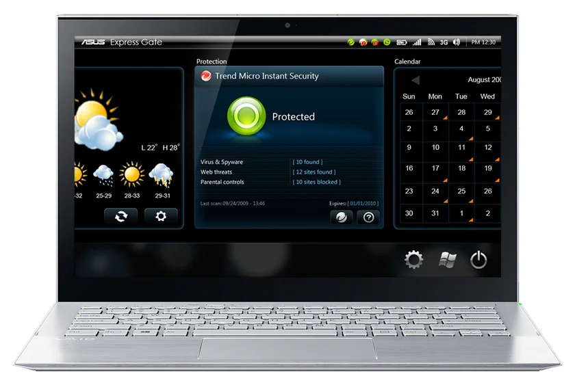 Instant On Security Widget for Asus Express Gate
