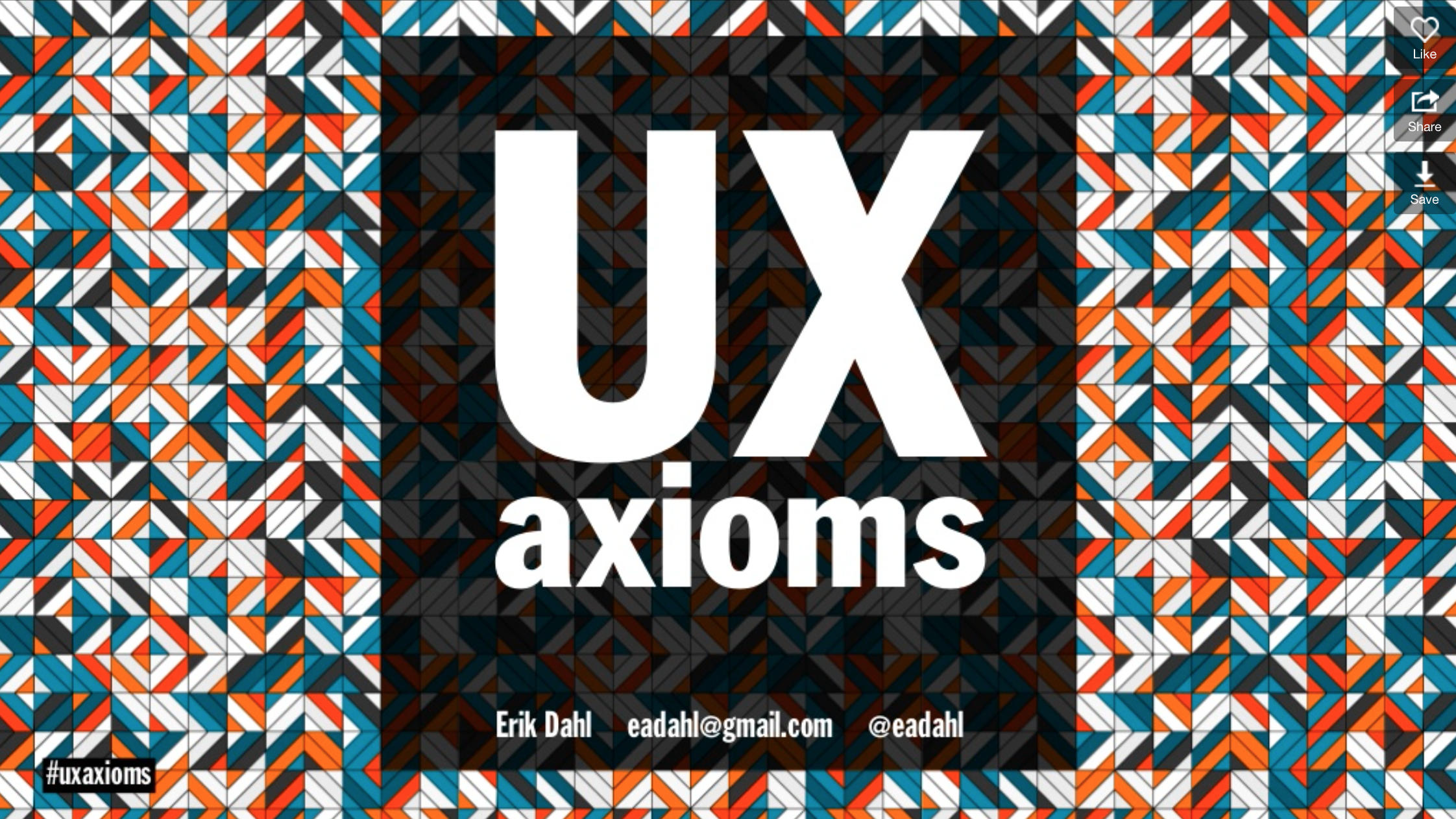 UX Axioms