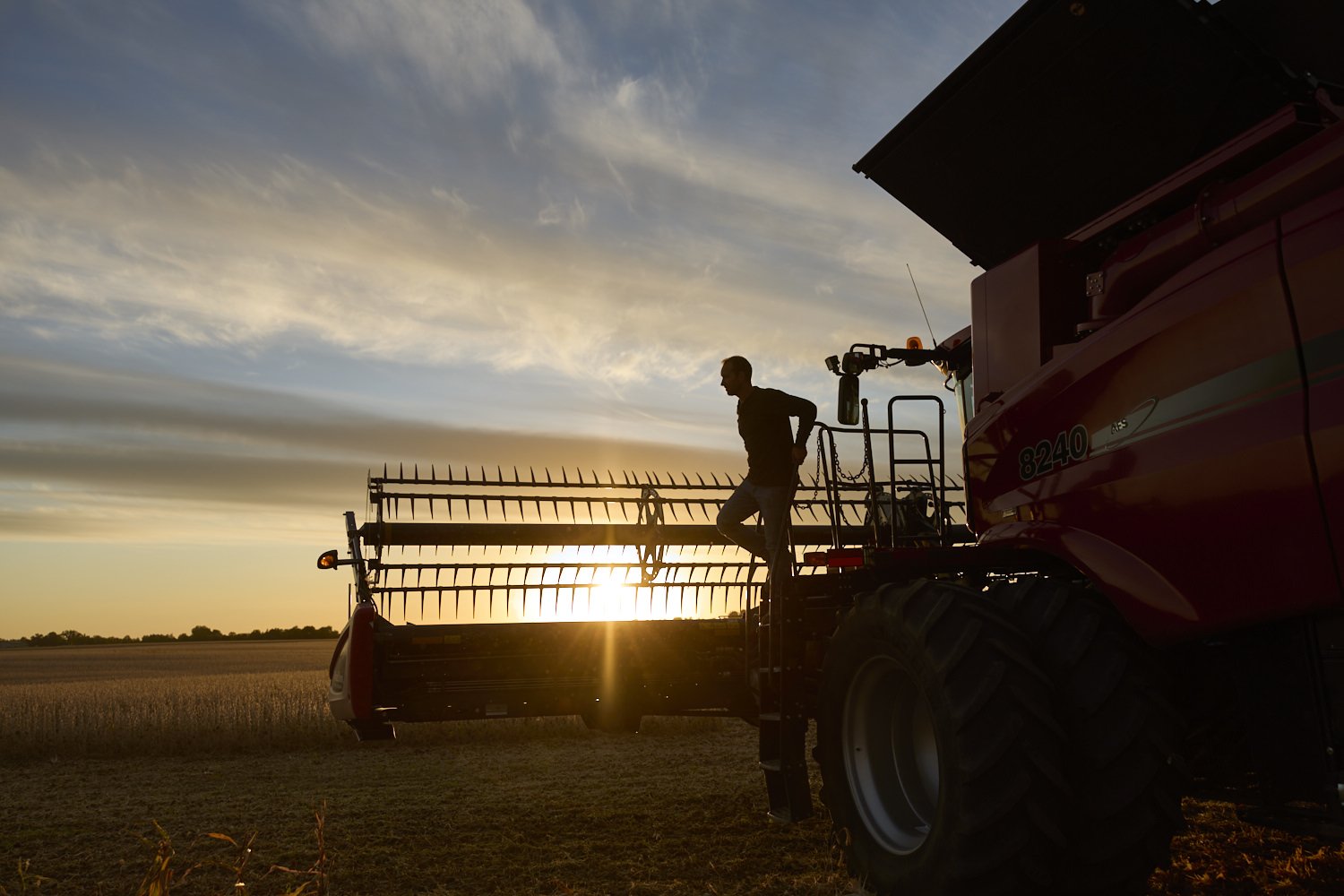  Corn and soybean harvest in Illinois 