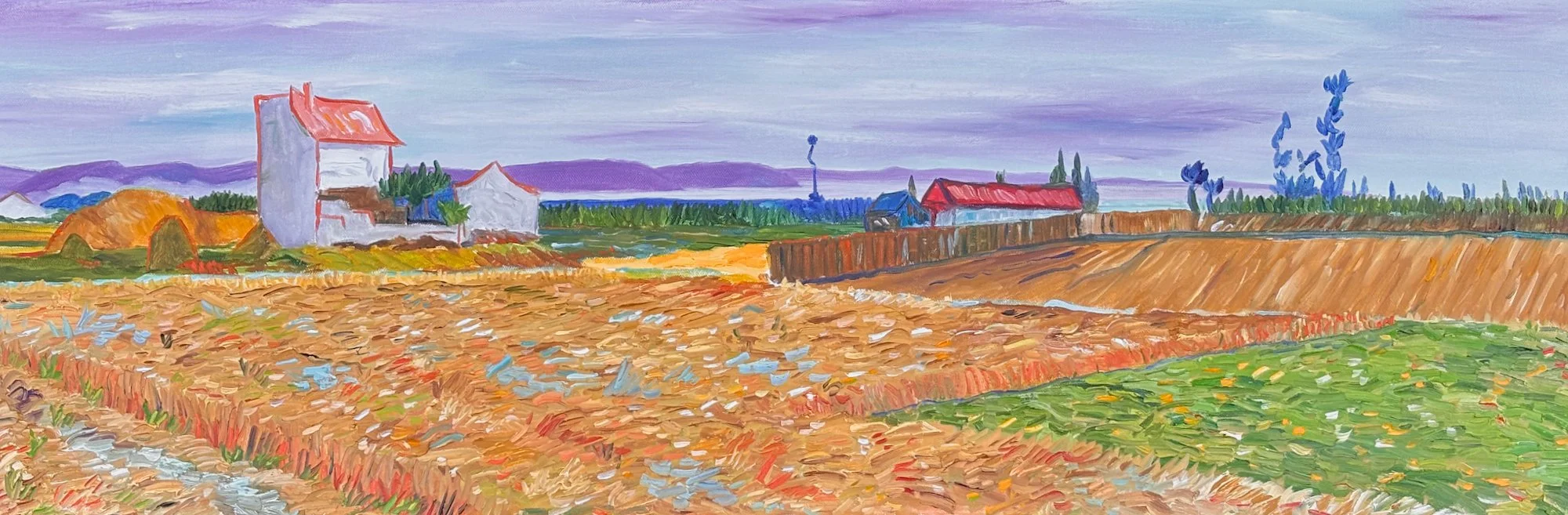 The Crau (after van Gogh, 1888)