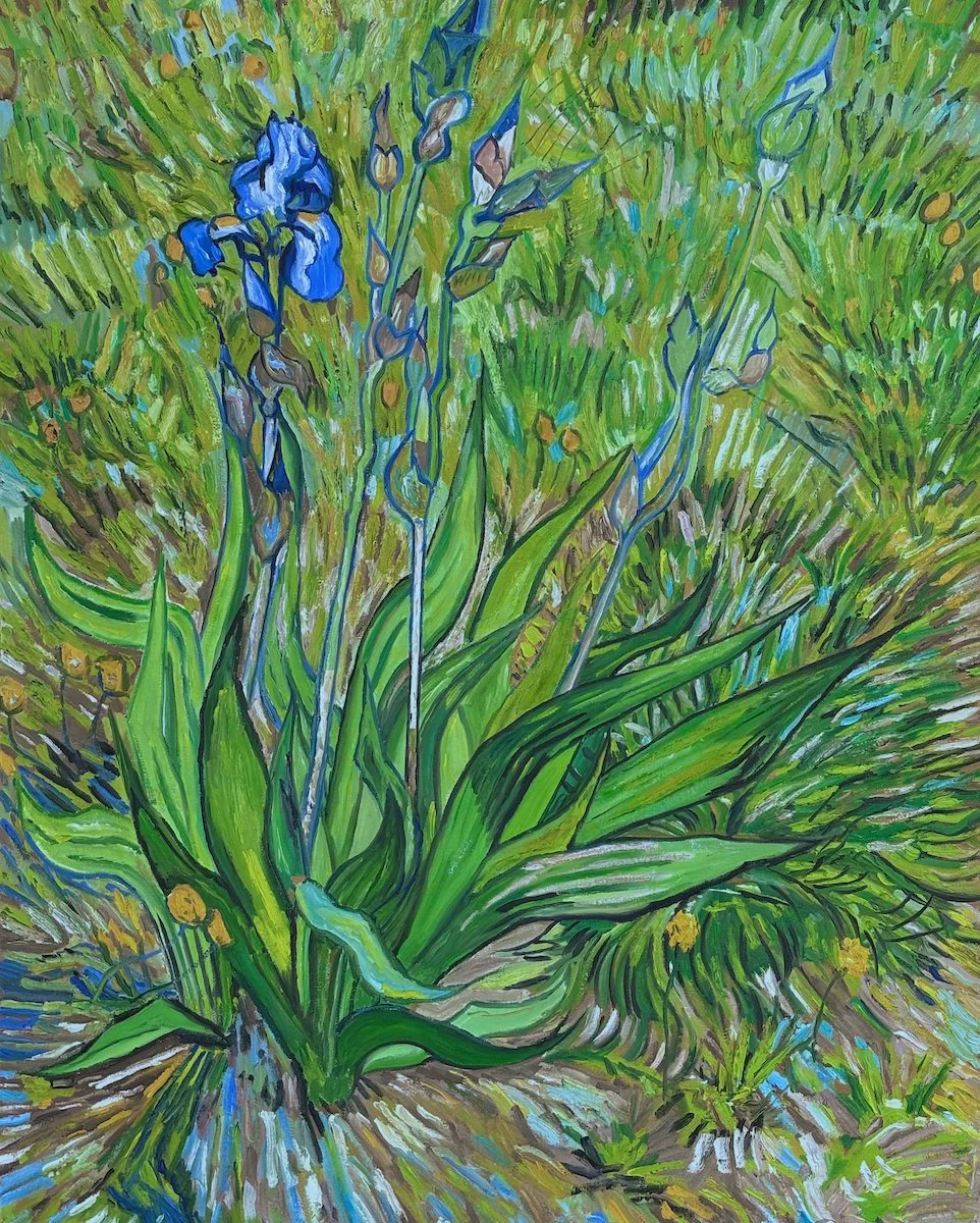 "Iris" (after van Gogh)