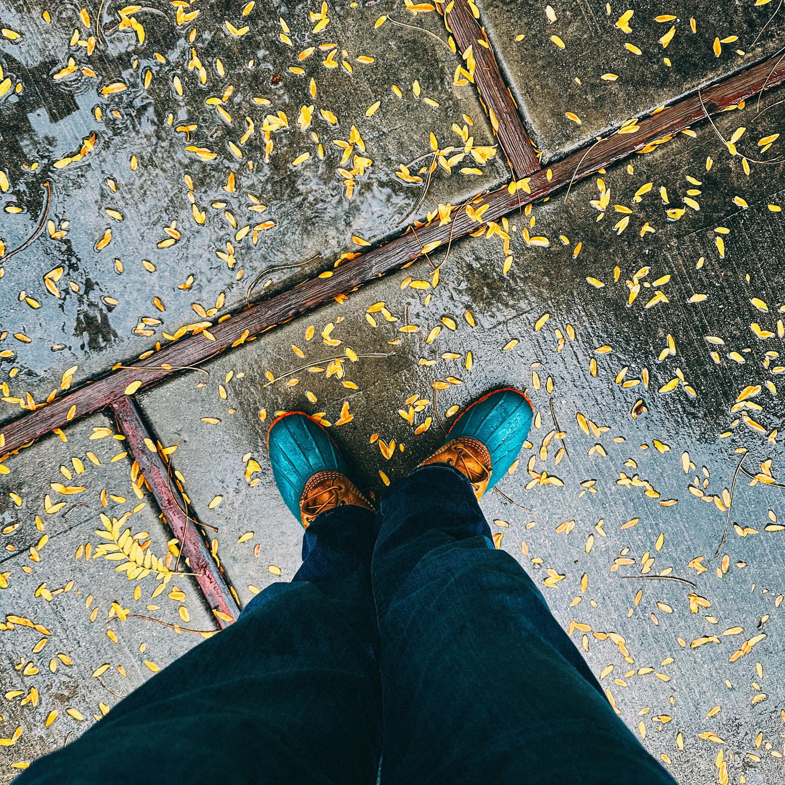 Duck Boots in Rain