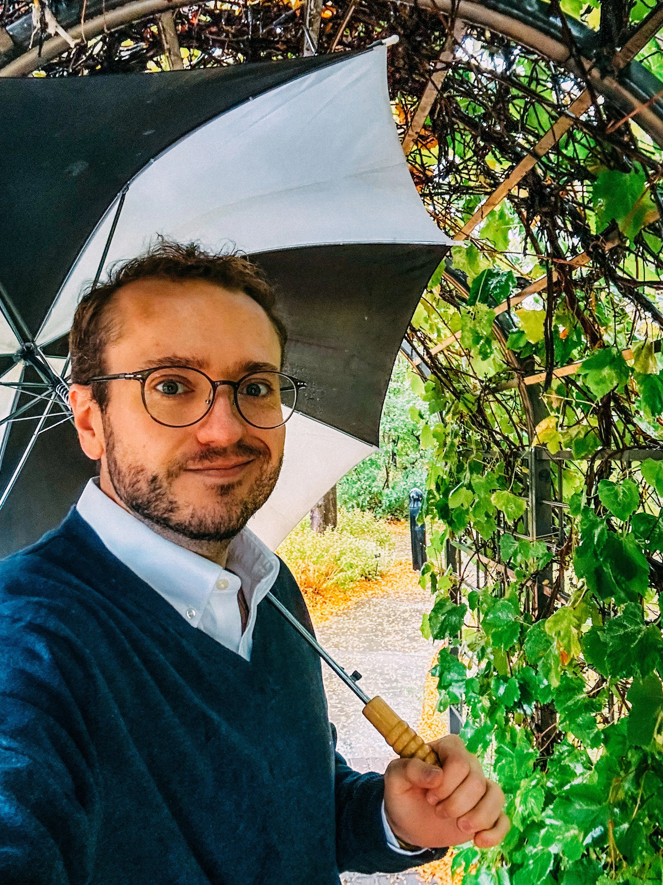 Rainy Trellis Selfie