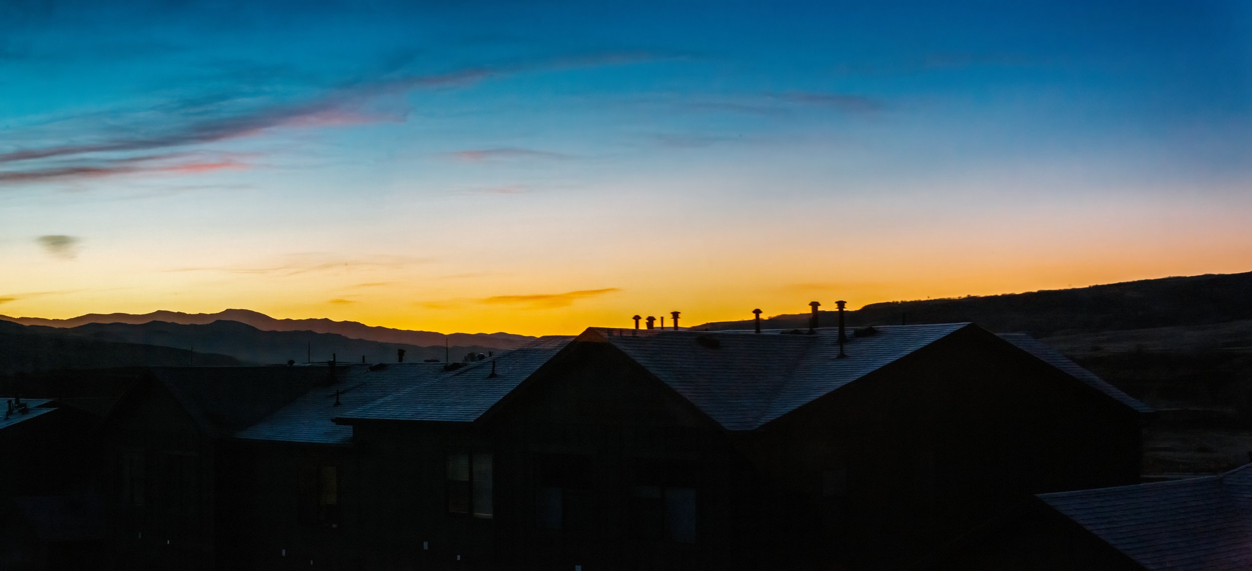 Sunrise Over Mountain Green