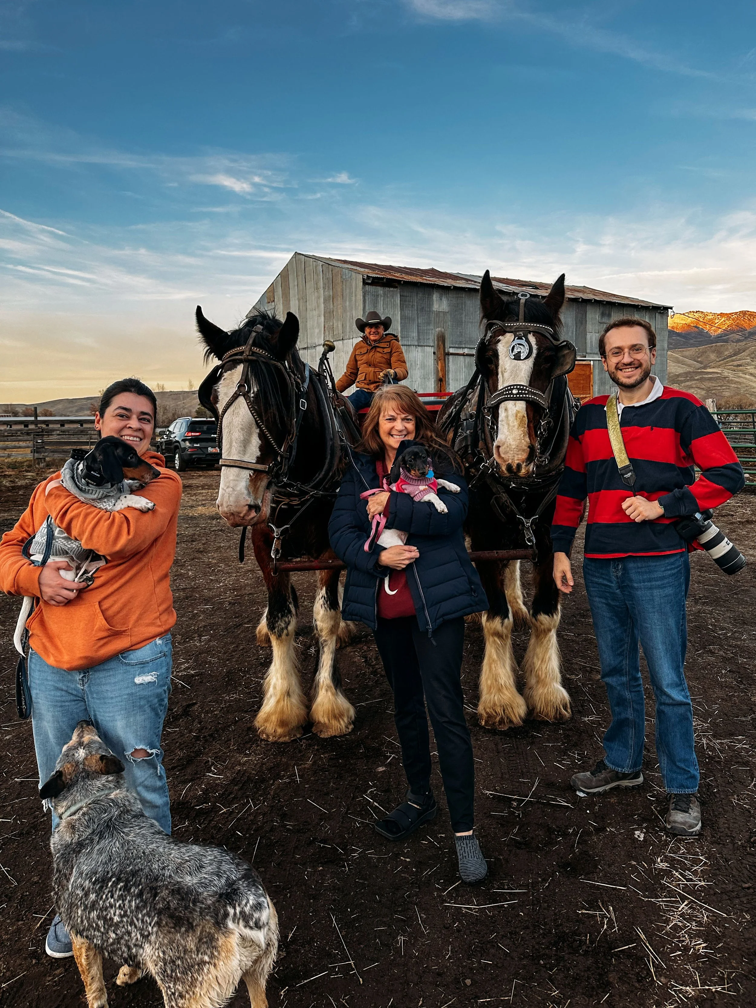 Family Portrait on the Farm