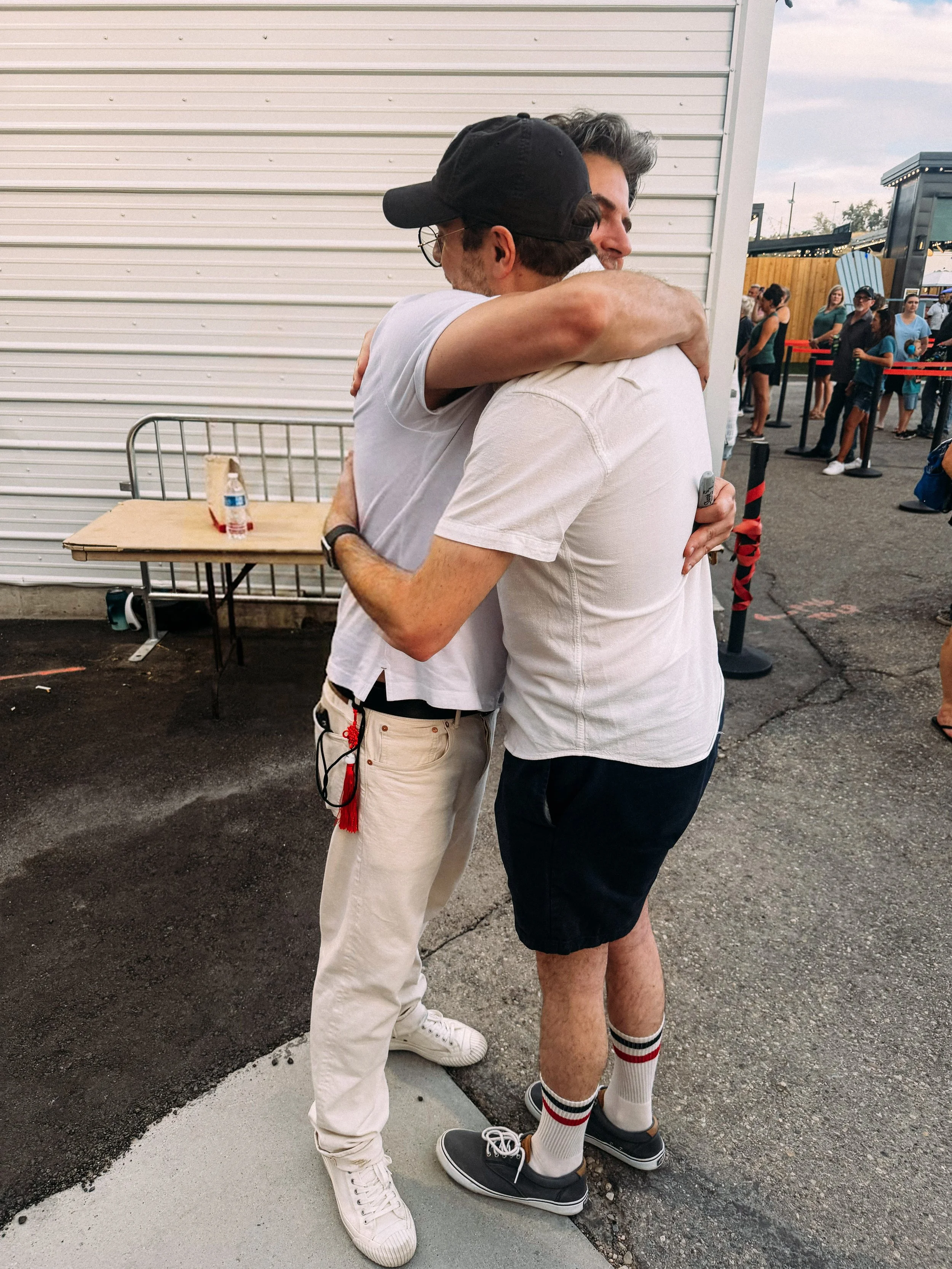 Hugging Matt Nathanson