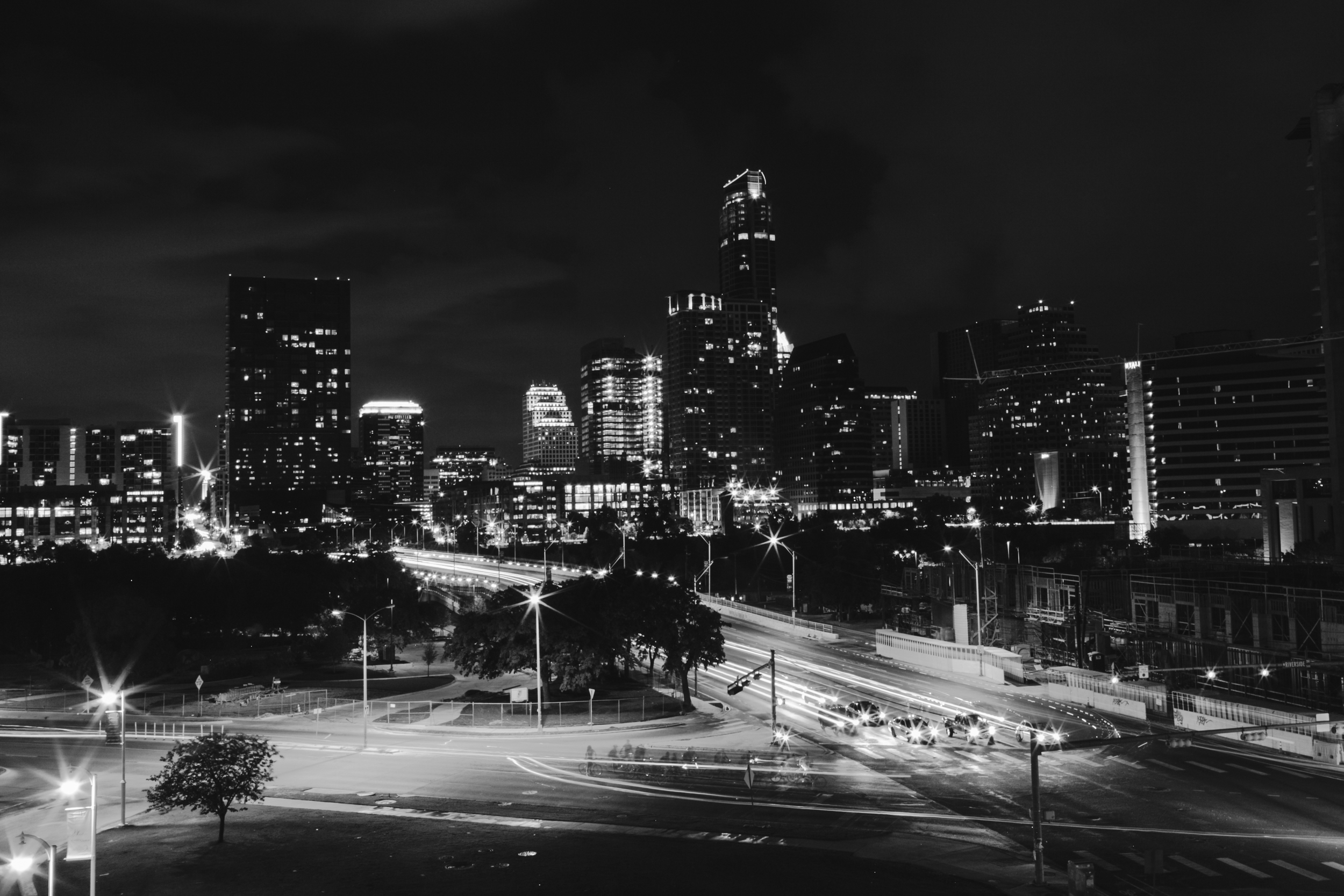 Austin skyline at night.