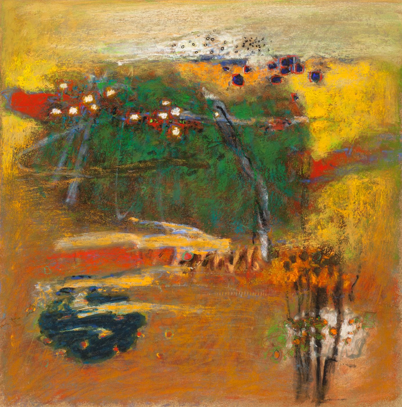 28-15 | pastel on paper | 14 x 14" | 2015