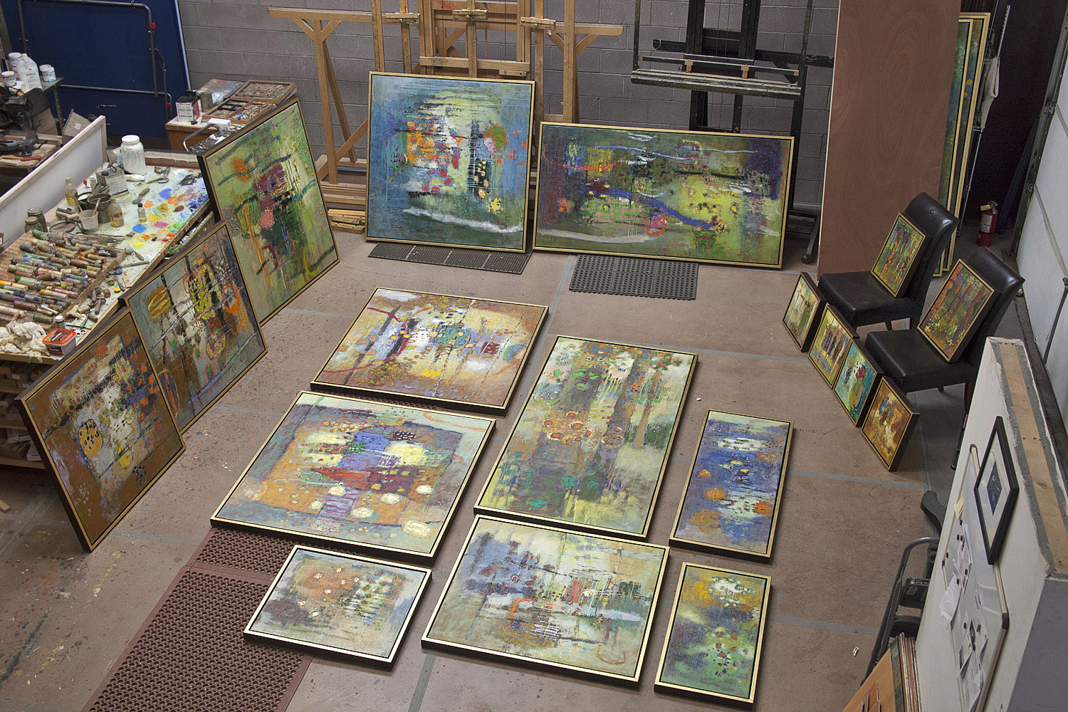 These paintings and more will be part of Rick's solo exhibition at Hunter Kirkland opening June 24th