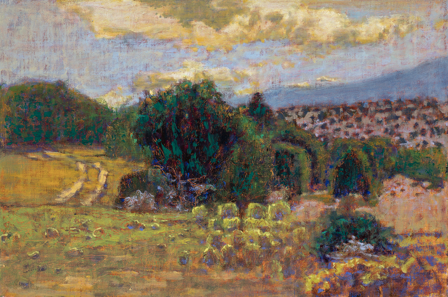View From Irby's Arroyo | oil on linen | 12 x 18" | 2016
