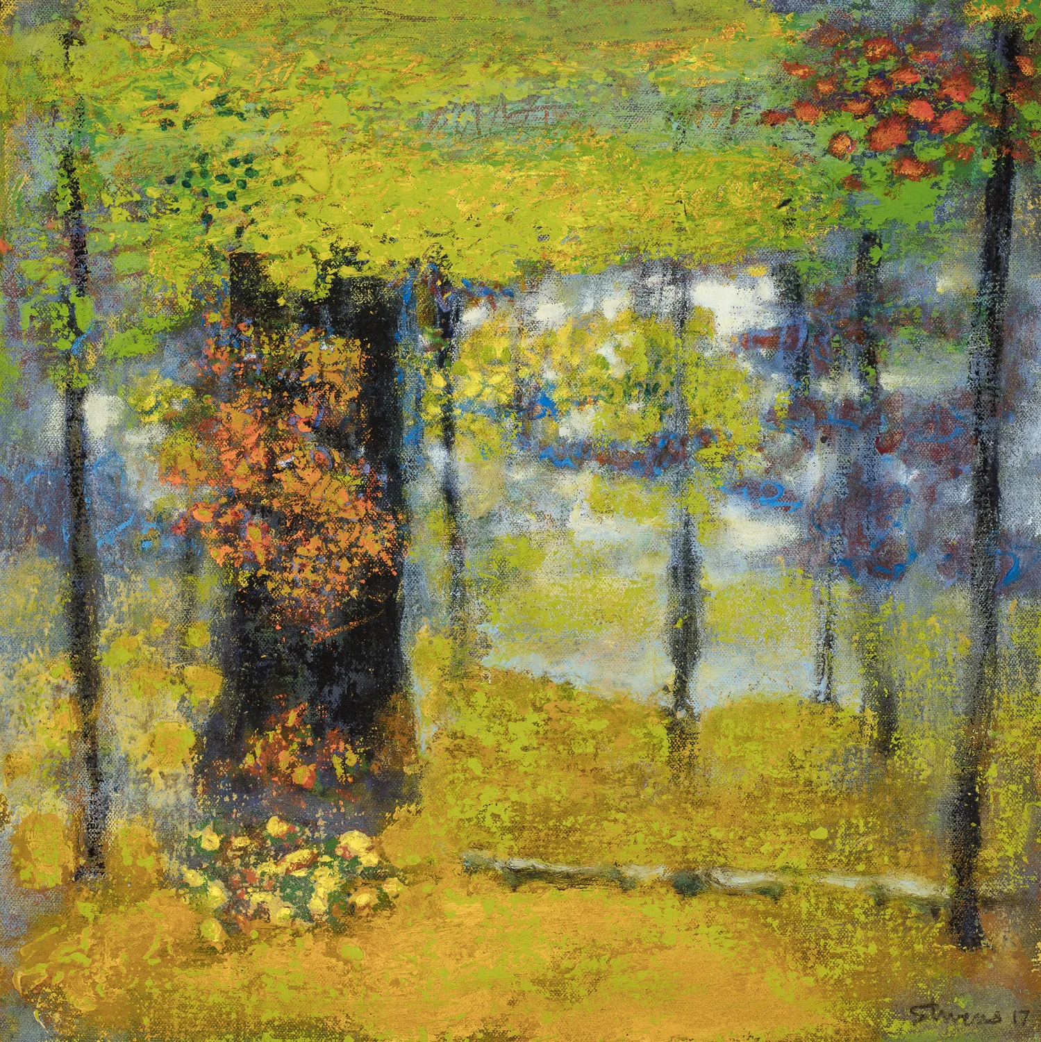 Entrance | oil on canvas | 14 x 14" | 2017