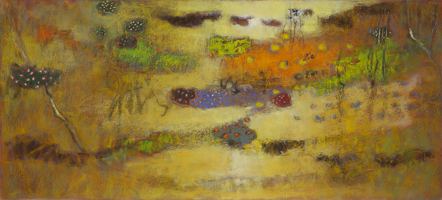 Emerging From Nothing | pastel on paper | 18 x 40" | 2013